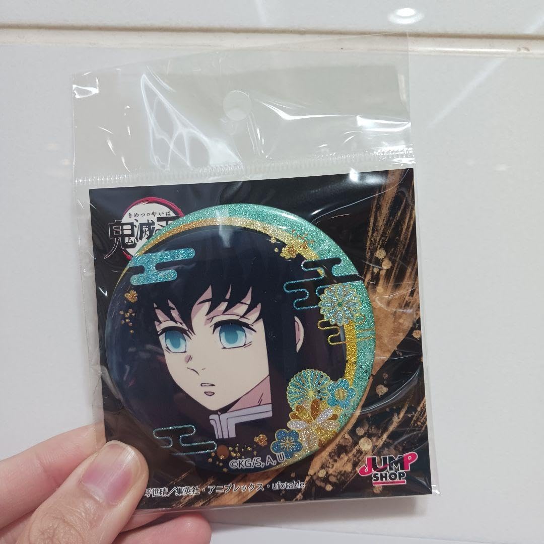 鬼滅の刃 ナンジャタウン 時透無一郎 グリッター缶バッジ 鬼滅の刃